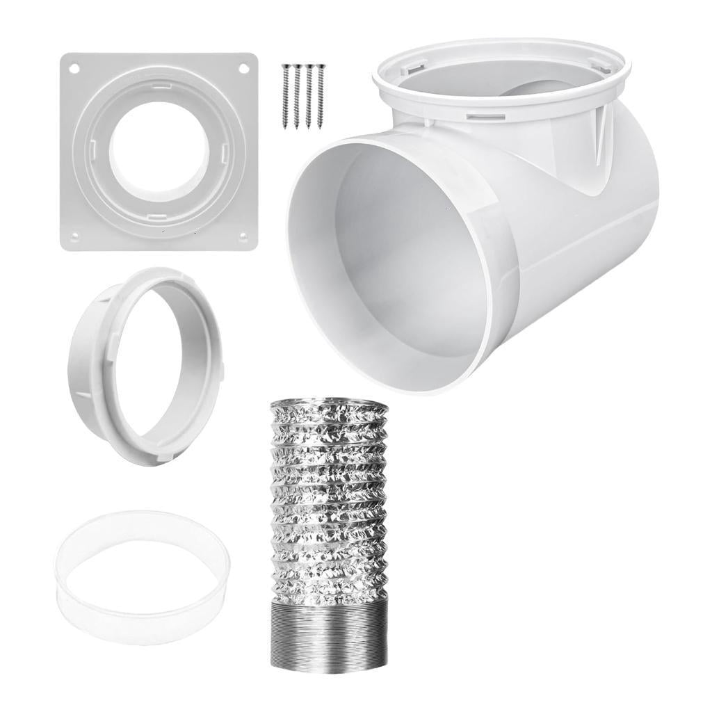 Space Saving Simple Installation Dryer Exhaust Hose Adapter Texture for Various Brands Strong Air Movement