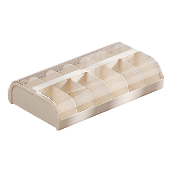 Space Saving Sock and Ties Accessory Storage Container with 12 Separate Cells