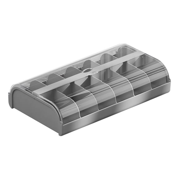 Space Saving Sock and Ties Accessory Storage Container with 12 Separate Cells