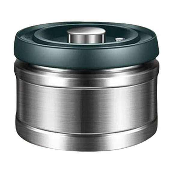 Space Saving Stainless Steels Food Storage Jar for Spices Snacks Cereals Use Sealed Container Kitchen Accessories
