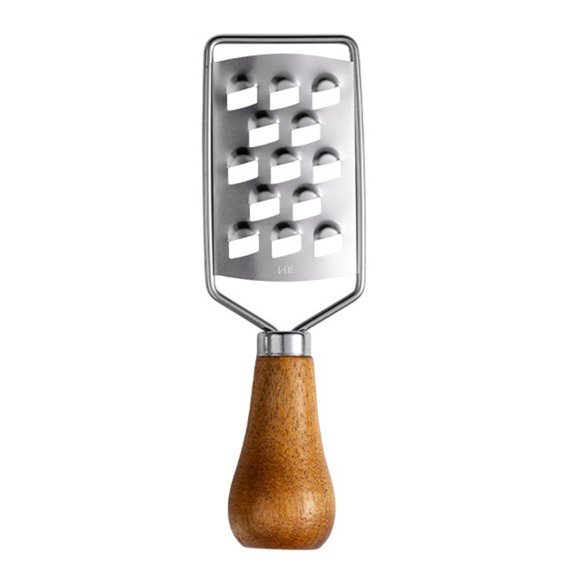 Space-Saving Steel Grater – Handle Shredding Tool for Cheese, Citrus & Veggie, Dishwasher Safe & Rust-Proof
