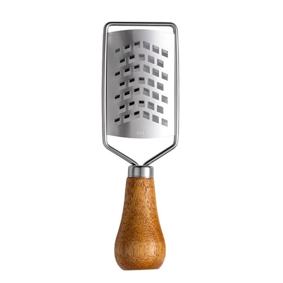 Space-Saving Steel Grater – Handle Shredding Tool for Cheese, Citrus & Veggie, Dishwasher Safe & Rust-Proof