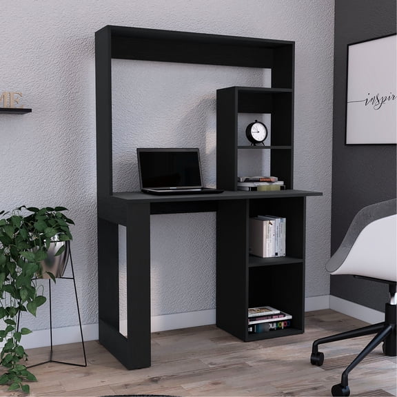 Storage-Rich Desk | Ideal for Small Office Spaces, Keep Supplies Organized