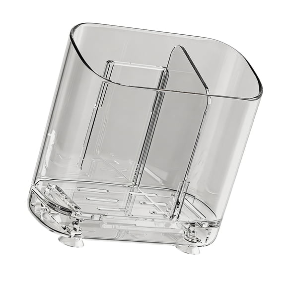 Space Saving Toothbrush Organizer Rack with Drainage Systems Wall Mounted Toothbrush Storage Solution for Bathroom Use
