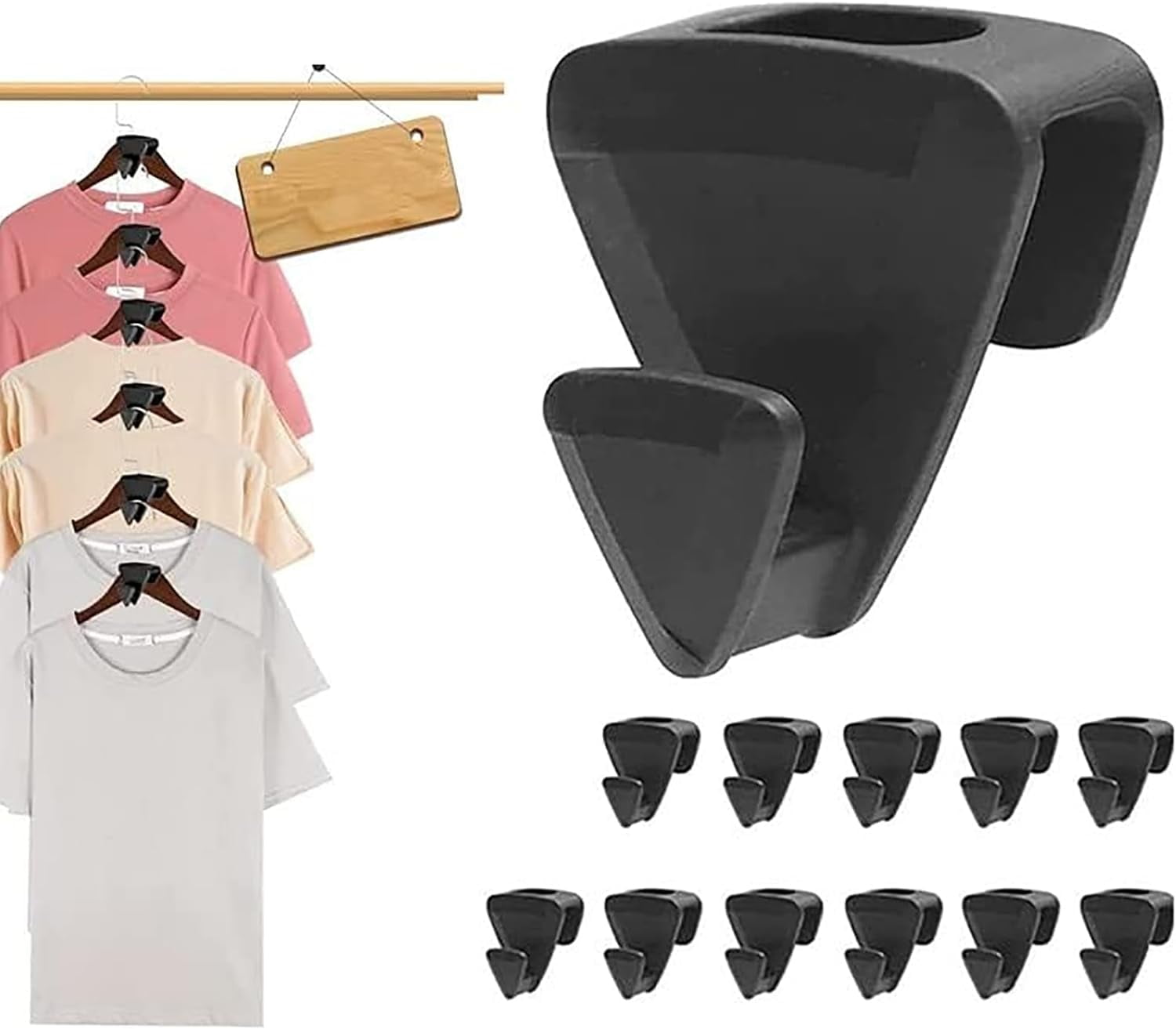 Space Saving Triangles for Hangers, Hangers Space Saving Hooks, Hanger