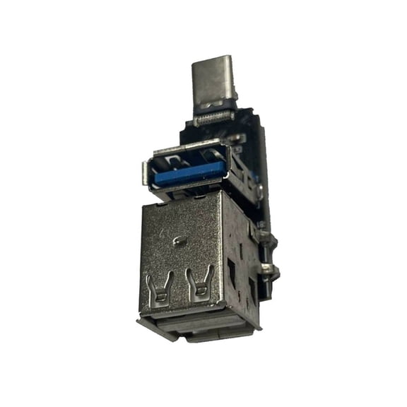 Space Saving USB C To 1 Channel USB3.0 And 2 Channel USB2.0 Expansion Splitter Adapter for Laptop Tablets PC Device