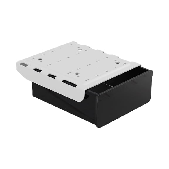 Space Saving Under Desk Storage Drawer Polypropylenes Construction Workspaces Organiser Easy Installation Box
