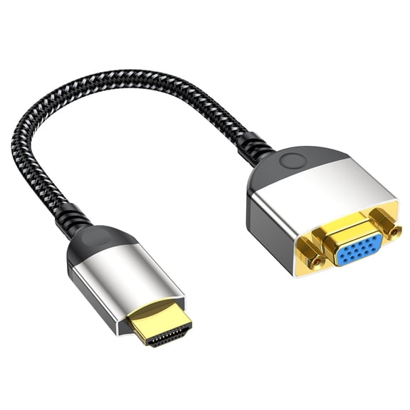 Space Saving VGA Cord For Laptops Projectors And Displays