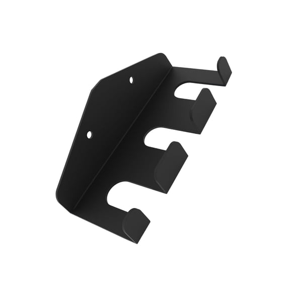 Space Saving Vertical Barbell Hanger Wall Mount for Efficient Storage of Weight and Accessory in Compacts Workout Areas