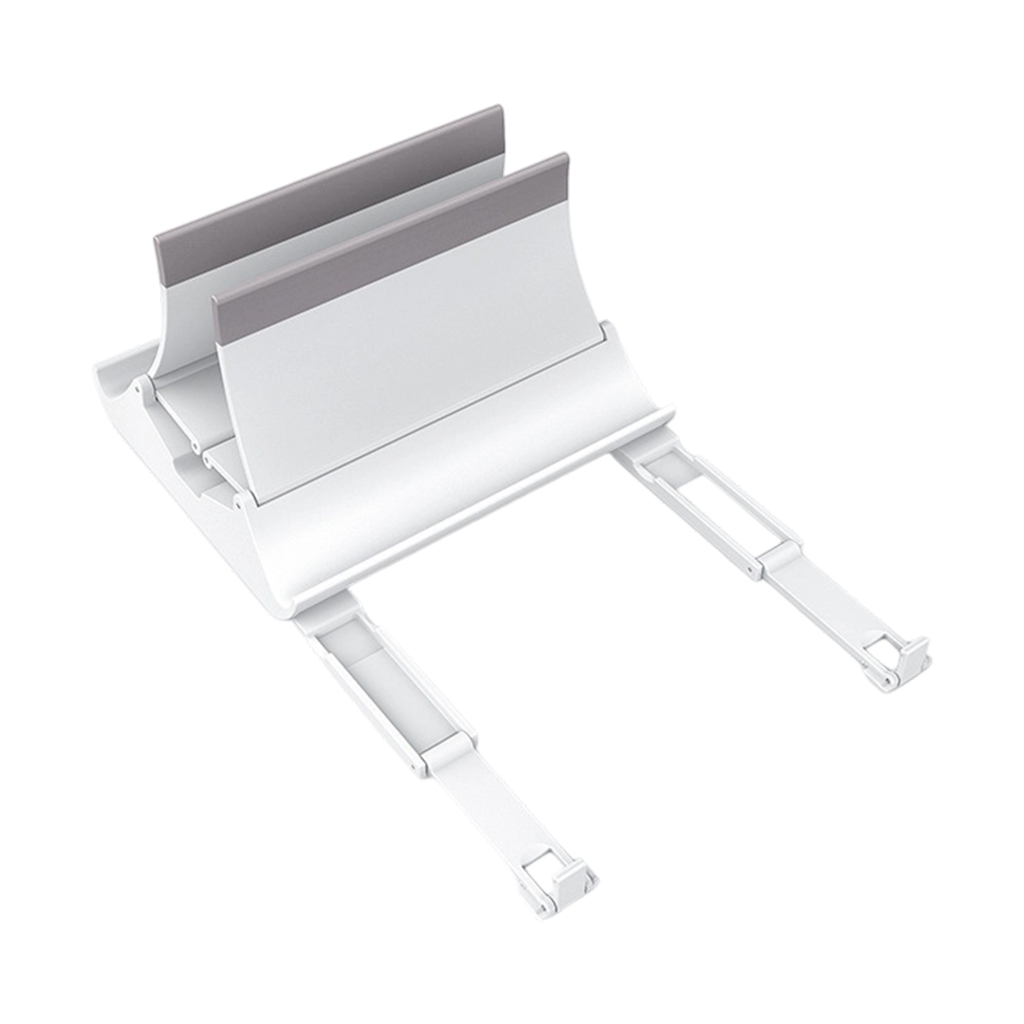 Space Saving Vertical Desktop Stand with AntiSlip Silicone Pad Laptop ...