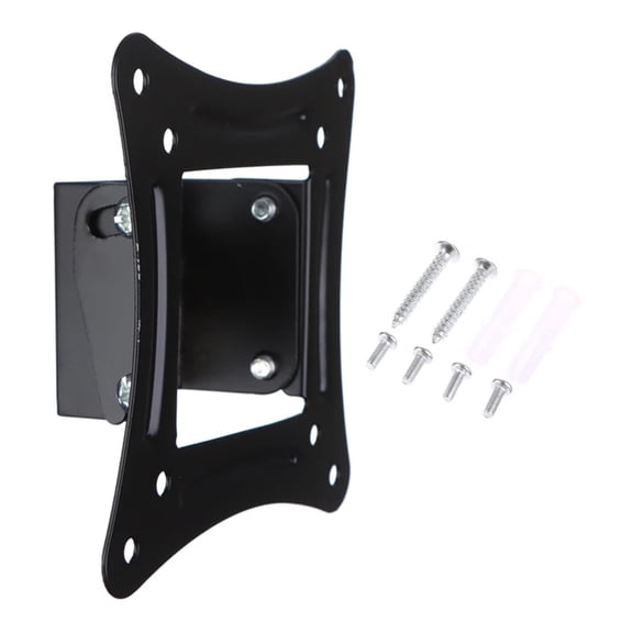 Space Saving Wall Bracket for Flat Screen Displays Providing Flexible Viewing Positions Through Tilt