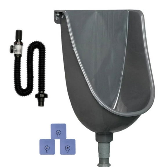 Space Saving Wall Hung Urinal Waterless Small Urinal for Home Installation