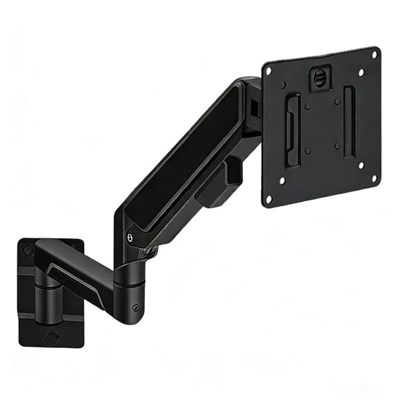 Space Saving Wall Mount Bracket For 17-32Inch Displays Metal Structure Easy Installation Monitor Wall Mount Arm