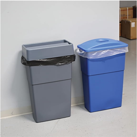 Space-Saving Waste Container, 23 Gal