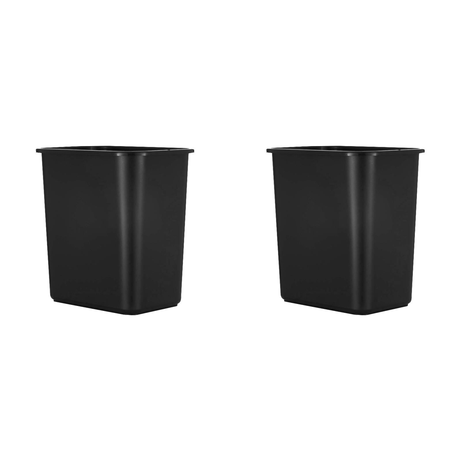 Space Saving Wastebasket Fits Under Desk And Small Narrow Spaces In