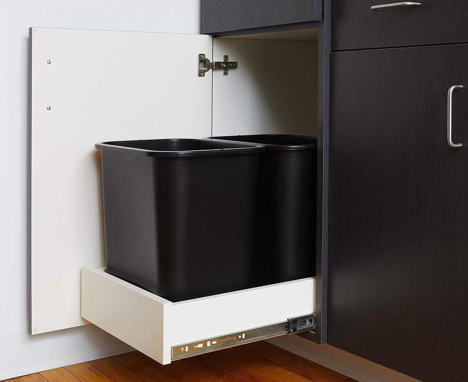 Space Saving Wastebasket Fits Under Desk And Small Narrow Spaces In