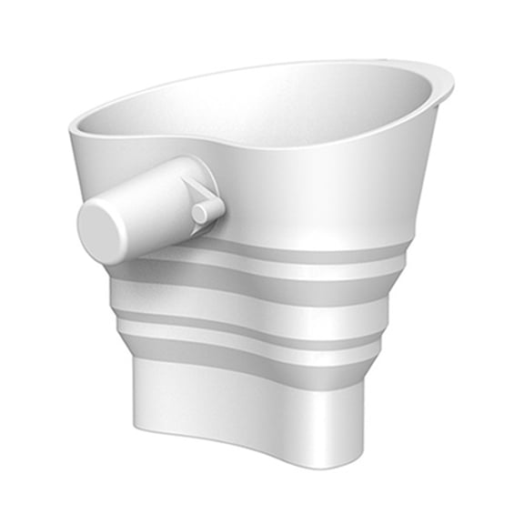 Space Saving Wide Mouth Stand Mixer Attachment Plastic Powder Funnel 30 Degree Angled Spout for Mixer Accessories