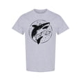 thumbnail image 1 of Space Shark Design  T-Shirt Men -Image by Shutterstock, Male Small, 1 of 2