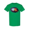 thumbnail image 1 of Space Shark T-Shirt Men -Image by Shutterstock, Male 3X-Large, 1 of 2