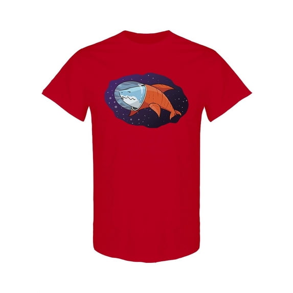 Space Shark T-Shirt Men -Image by Shutterstock, Male Small