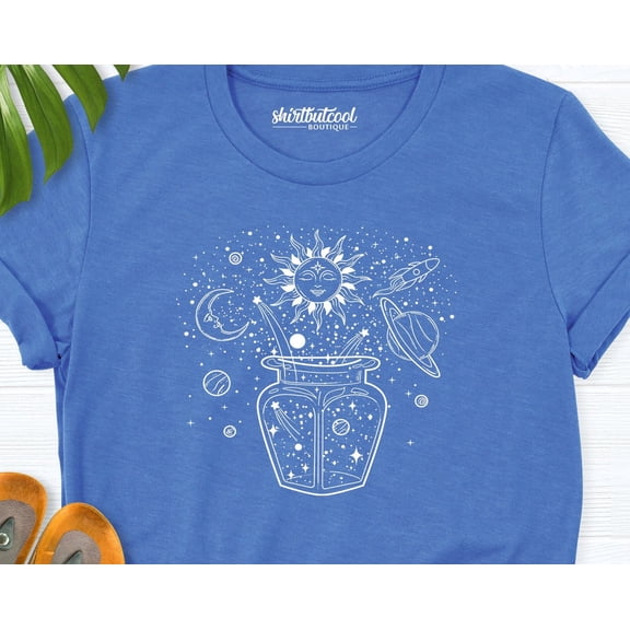 Space Shirt Women, Star Shirt, Astronomy T-Shirt, Sun Shirt, Moon Shirt, Shirt, Space Lover Gift, Space Shirt, Milky Way Shirt TSHIRT All Size S-5XL