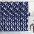 thumbnail image 1 of Ambesonne Space Shower Curtain, Cosmic Adventure, 69"Wx84"L, Indigo White, 1 of 3