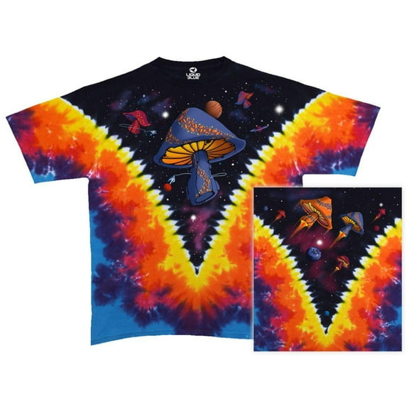 Space Shrooms Tie-Dye T-Shirt
