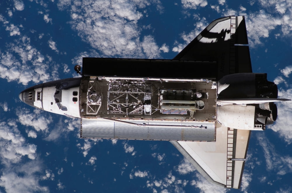 Space Shuttle Atlantis Canvas Art - Stocktrek Images (34 x 23)