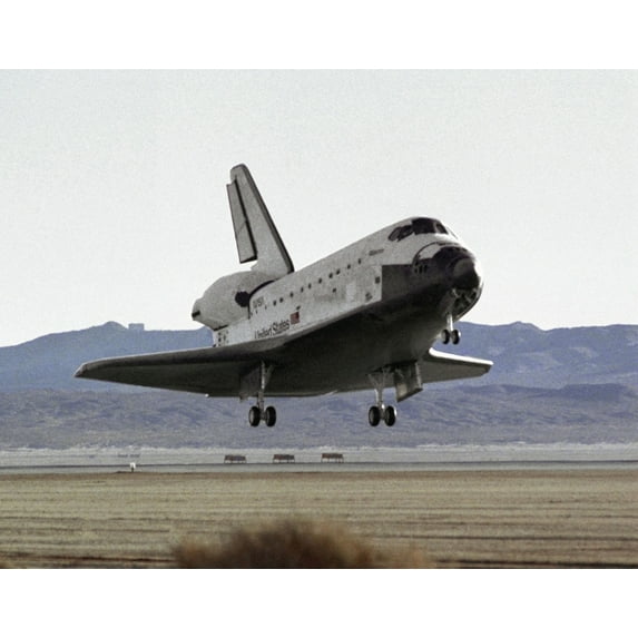 Space Shuttle Atlantis Landing At Edwards Air Force Base In California. Sept. 17 History (36 x 24)