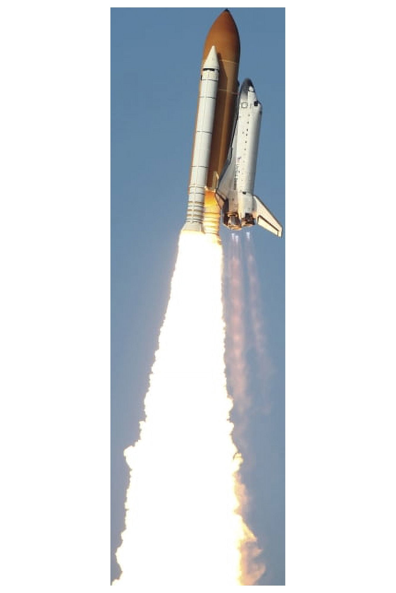 Space Shuttle Atlantis lifts off from Kennedy Space Center Florida Canvas Art - Stocktrek Images (23 x 35)