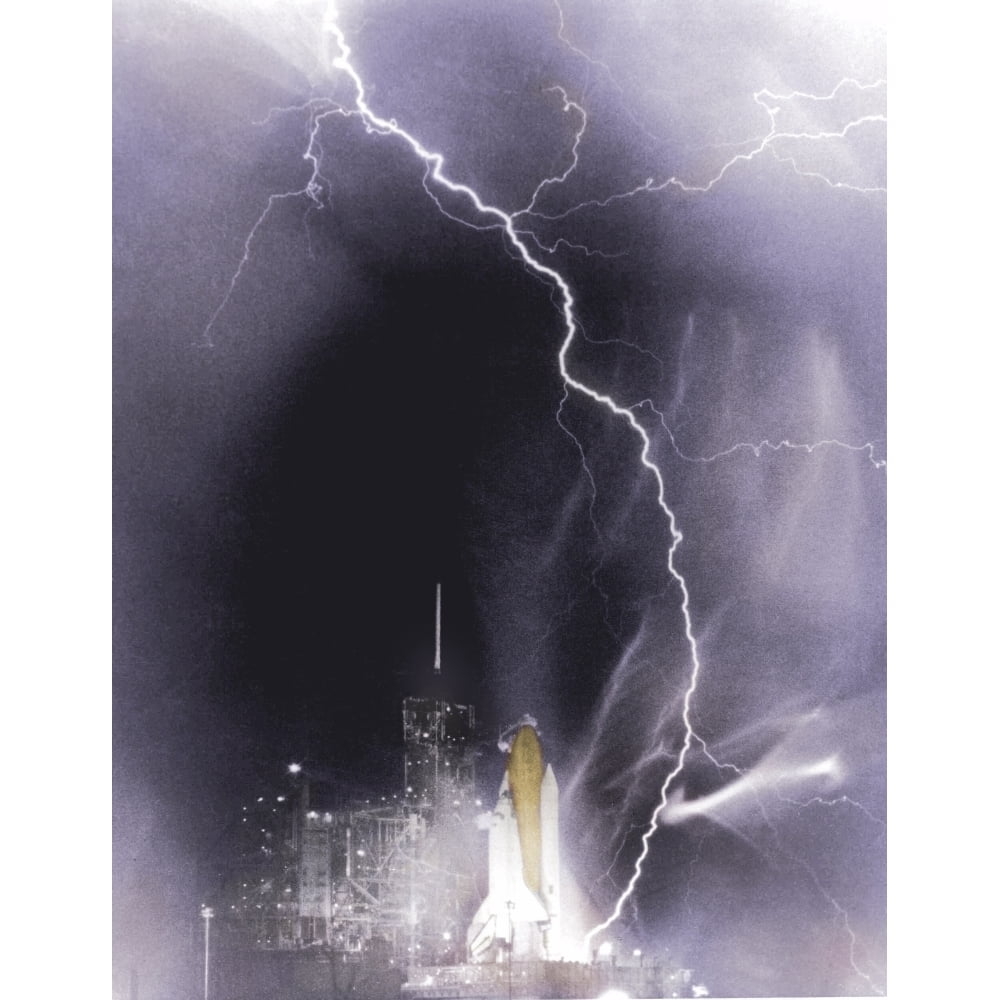 Space Shuttle Challenger Strike 1983 Poster Print by Science Source ...