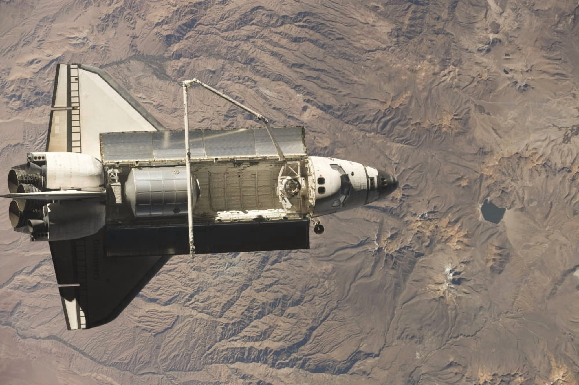 Space Shuttle Discovery Canvas Art - Stocktrek Images (34 x 23)