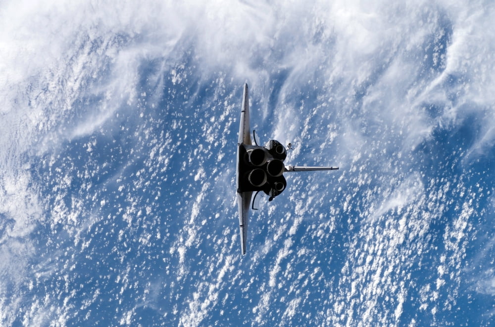 Space Shuttle Endeavour Canvas Art - Stocktrek Images (34 x 23)