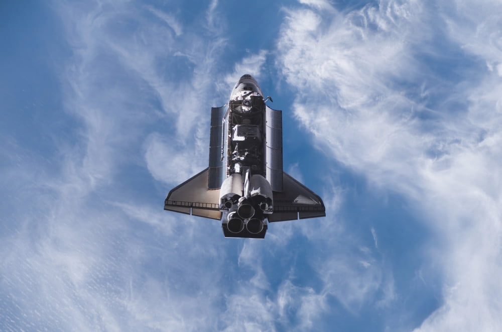 Space Shuttle Endeavour Canvas Art - Stocktrek Images (34 x 23)