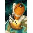 thumbnail image 1 of Space Shuttle Entering Orbit (16x24 Giclee Gallery Art Print, Vivid Textured Wall Decor), 1 of 3