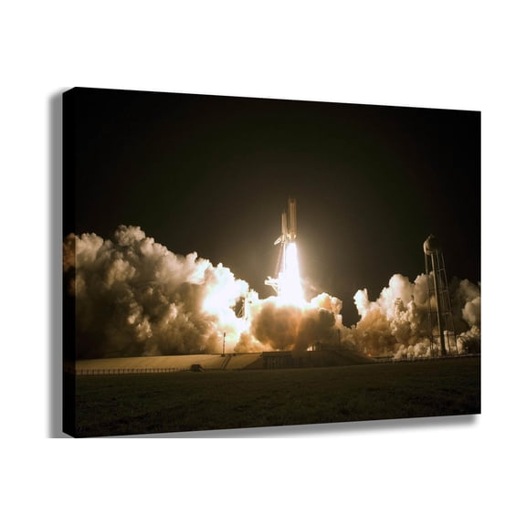 Space Shuttle Launch Canvas Print