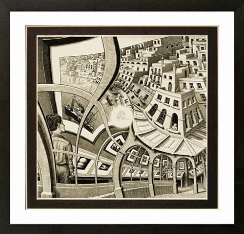 MC Escher Art Print - Walmart.com