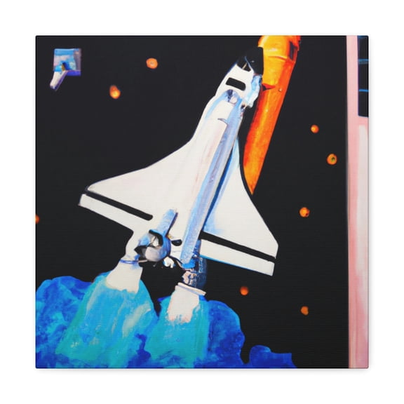 Space Shuttle Reimagined - Canvas