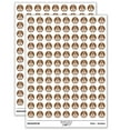 thumbnail image 1 of Space Shuttle Ship Rocket Science 200+ Round Stickers - Matte Finish - 0.50" Size - Brown, 1 of 7