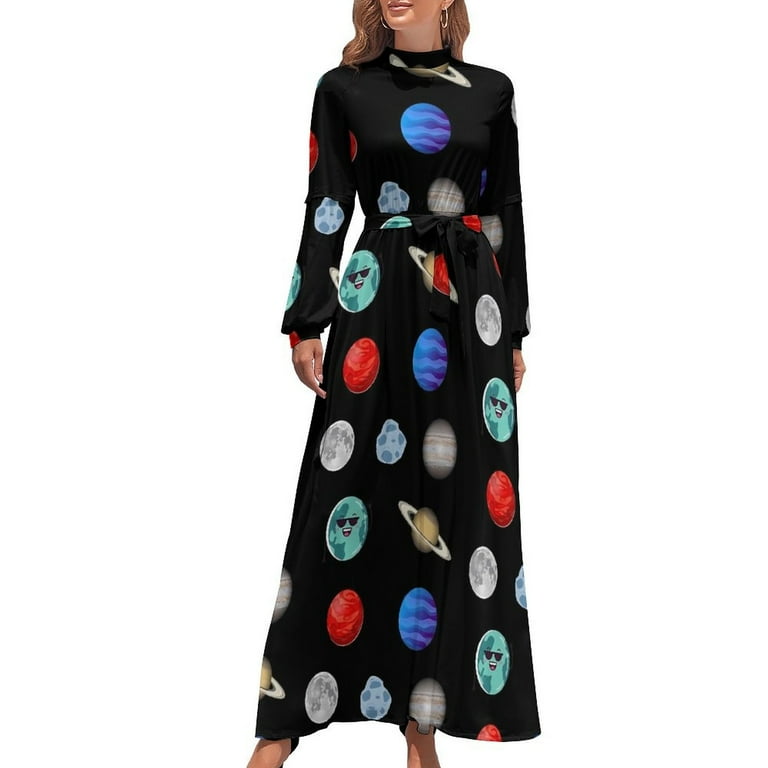 Dress with planets and stars hotsell