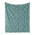 thumbnail image 1 of Space Soft Flannel Fleece Throw Blanket, Stars and Astronaut Bears on a Slate Blue Background, Cozy Plush for Indoor and Outdoor Use, 50" x 60", Teal Multicolor, by Ambesonne, 1 of 5