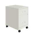 thumbnail image 1 of Space Solutions 18" Deep 2 Drawer Letter Width Mobile Vertical File Cabinet with Accessory Drawer, White, 1 of 17