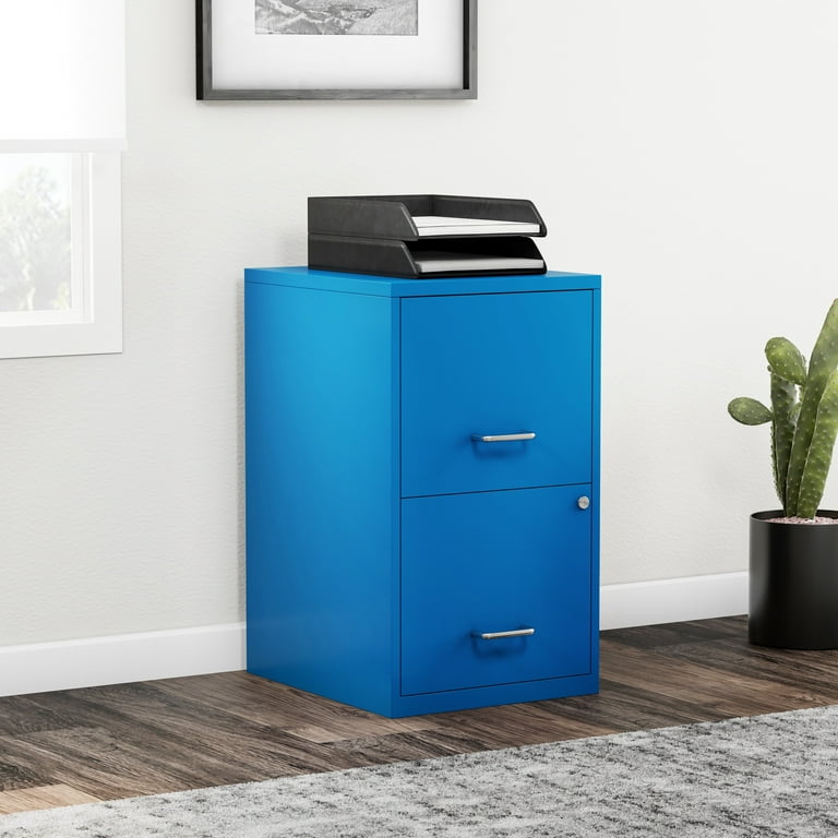 Vertical File Cabinet Blue