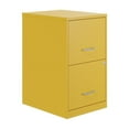 thumbnail image 1 of Space Solutions 18" Deep 2 Drawer Letter Width Vertical File Cabinet, Yellow, 1 of 14