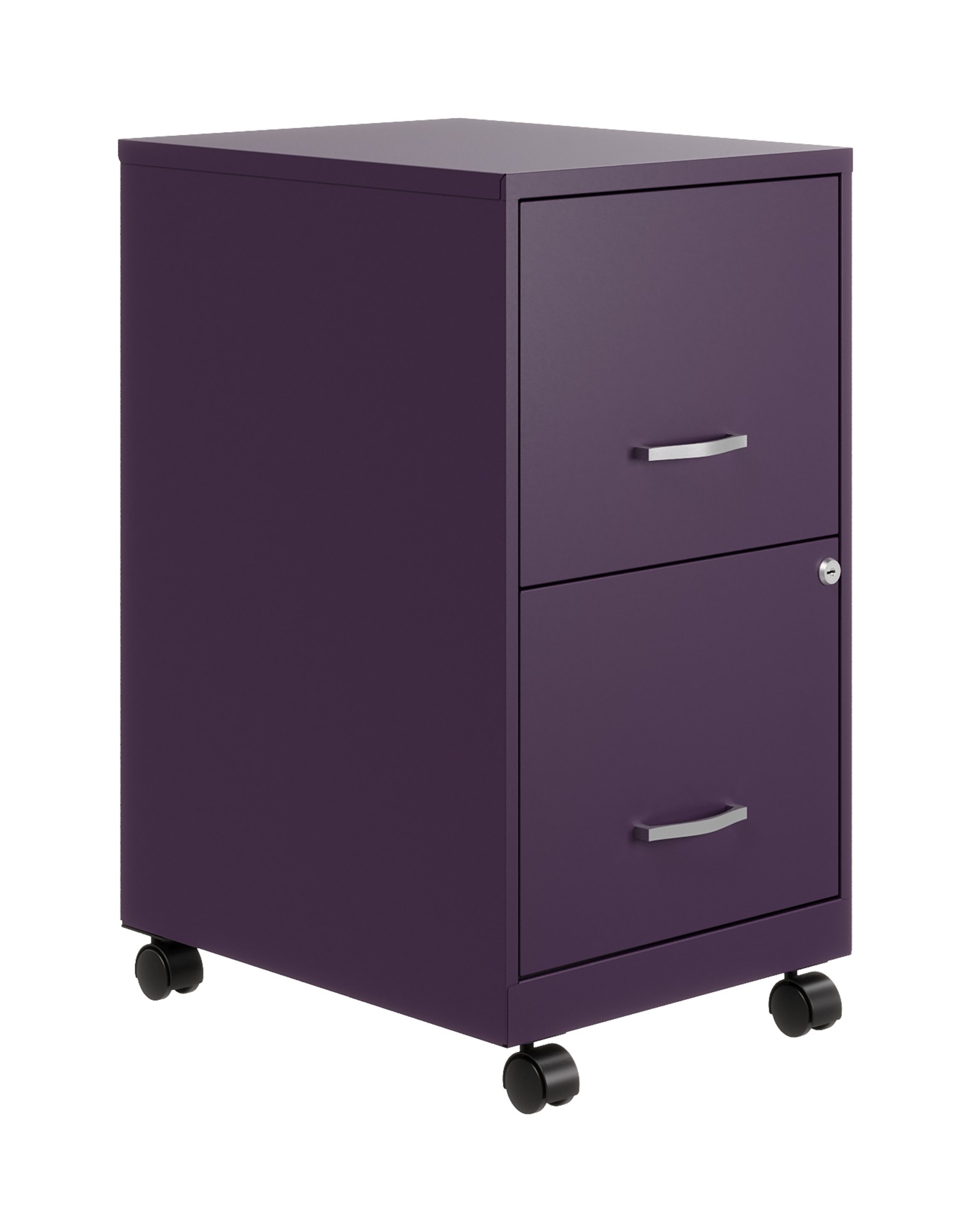 Space Solutions 18" Deep 2 Drawer Mobile Letter Width Vertical File