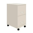thumbnail image 1 of Space Solutions 18" Deep 2 Drawer Mobile Letter Width Vertical File Cabinet, Stone, 1 of 15