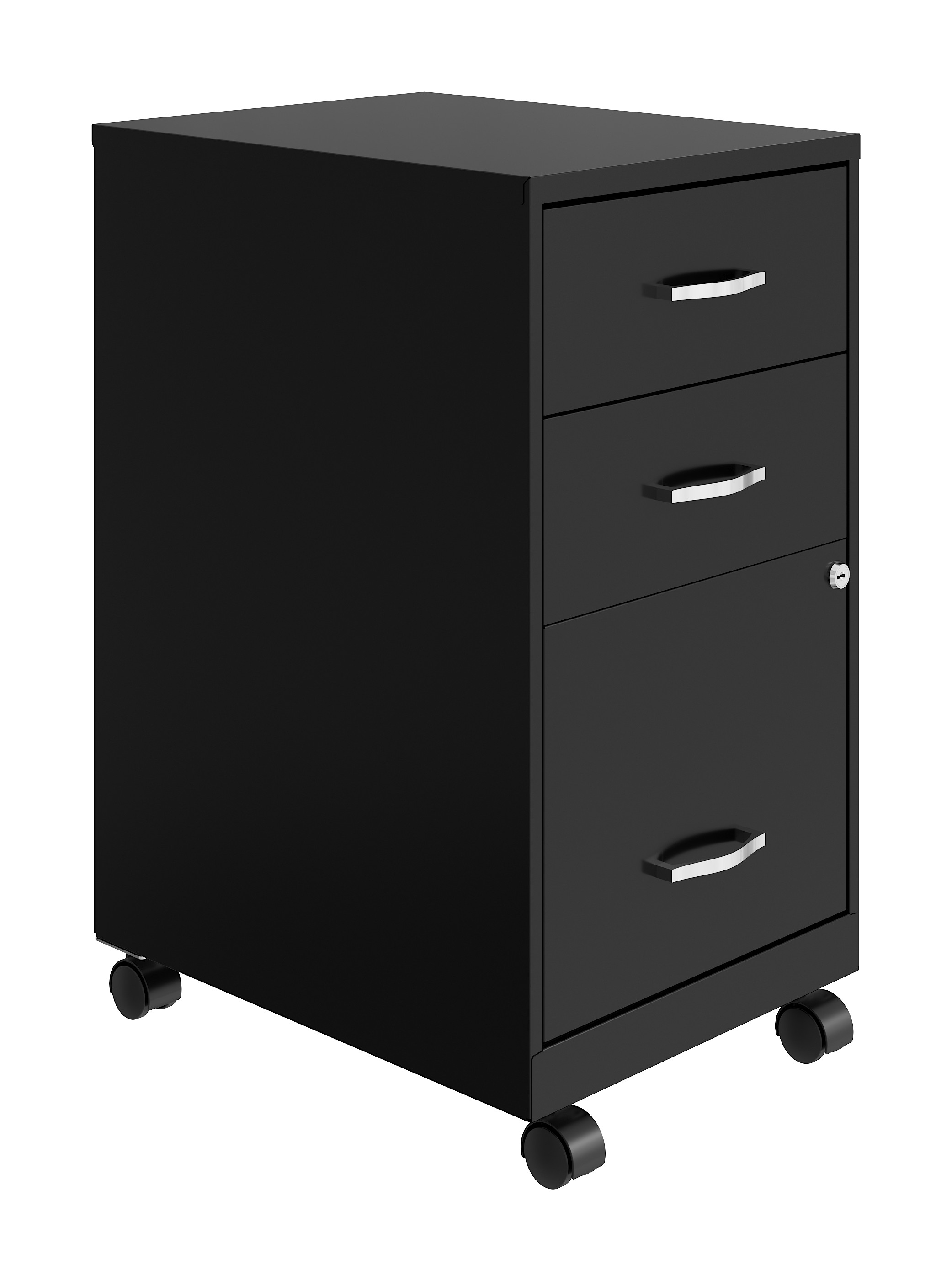 Space Solutions 18" Deep 3 Drawer Mobile Letter Width Vertical File