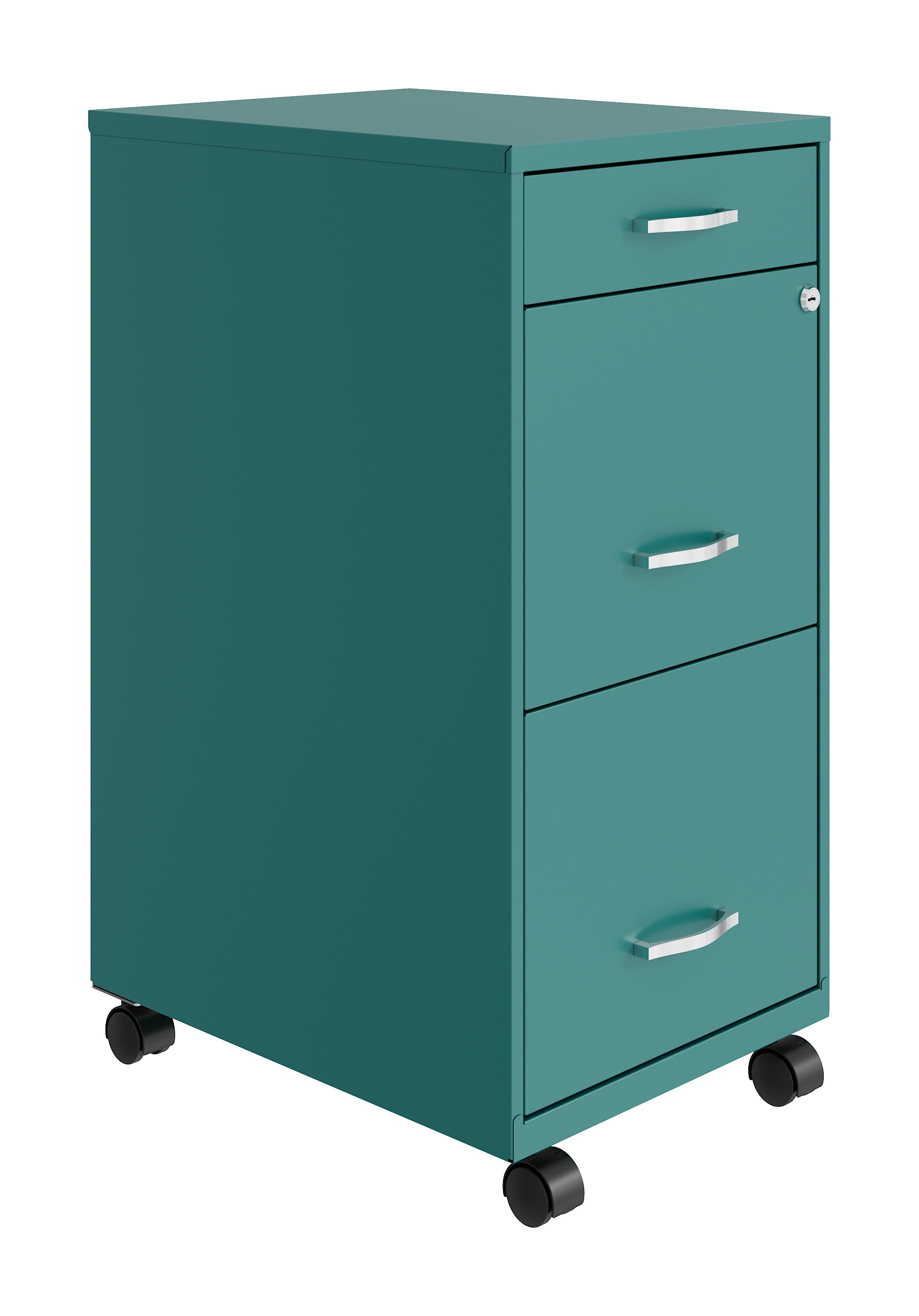 Ktaxon 3-Drawer Rolling Wood File Cabinet with Lock, Portable Vertical  Mobile Wooden Storage Filing Cabinet for Home Office,Oak (Assembly Required)