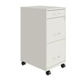 thumbnail image 1 of Space Solutions 18" Deep 3 Drawer Mobile Letter Width Vertical File Cabinet, White, 1 of 6