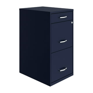 3 Drawer File Cabinets in Office Furniture Blue Walmart